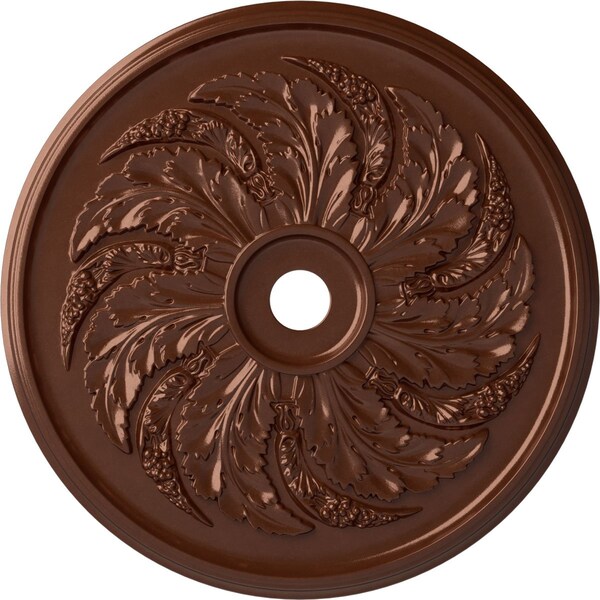 Ekena Millwork Sellek Ceiling Medallion (Fits Canopies up to 9"), Hand-Painted Copper Penny, 42 1/8"OD x 1 7/8"P CM42SKCPS - main